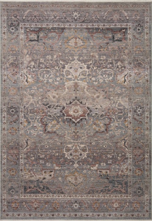 2'-7" x 12'-0" Sky / Multi Rug