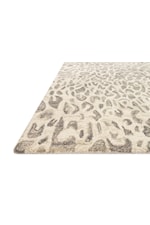 Loloi Rugs Masai 1'6" x 1'6"  Silver Grey / Ivory Rug