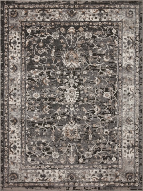18" x 18" Charcoal / Grey Sample Rug