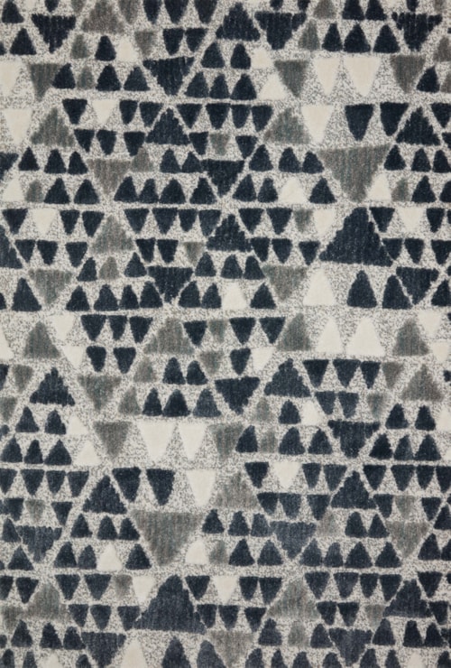 18" x 18" Slate / Denim Sample Rug