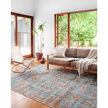 18&quot; x 18&quot;  Ocean / Spice Rug