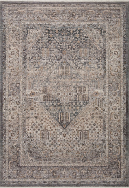 2'-7" x 8'-0" Denim / Pebble Rug