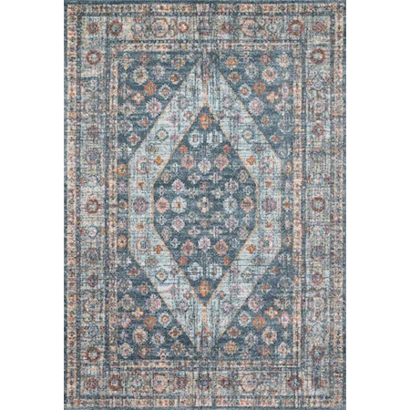 2'5" x 7'7" Blue / Lt. Blue Rug