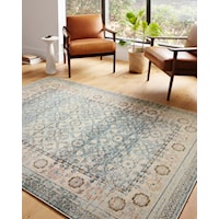 18" x 18" Sky / Multi Sample Rug