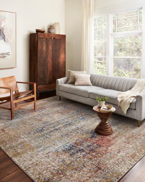 18" x 18" Ocean / Spice Sample Rug