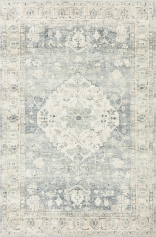 18" x 18" Denim / Fog Sample Rug