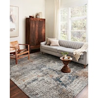 2'8" x 4' Granite / Multi Rectangle Rug