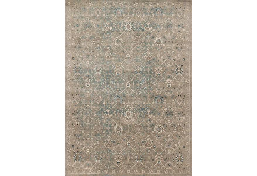 Century 1'6" x 1'6"  Bluestone Rug by Reeds Rugs at Reeds Furniture