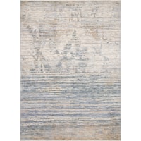 11'-6" X 15'-6" Ivory / Blue Rug