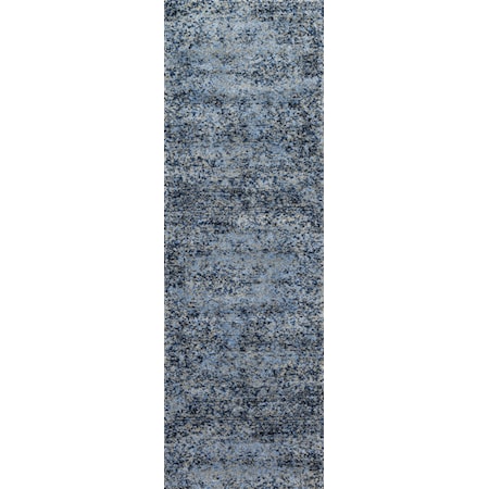 1&apos;6&quot; x 1&apos;6&quot;  Lt. Blue / Grey Rug