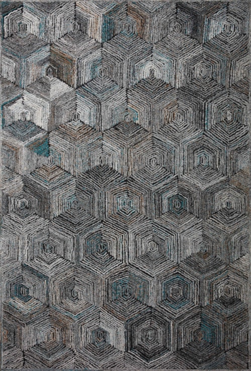 2'6" x 9'9" Metal Runner Rug