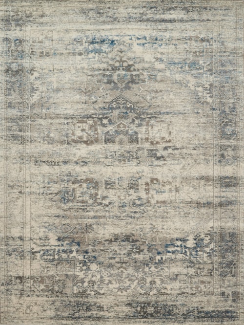 7'-10" X 10'-6" Taupe / Ivory Area Rug