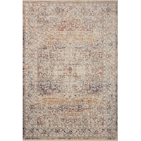 18" x 18" Natural / Multi Sample Rug