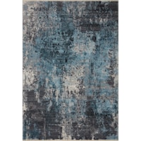 18" x 18" Charcoal / Sky Sample Rug