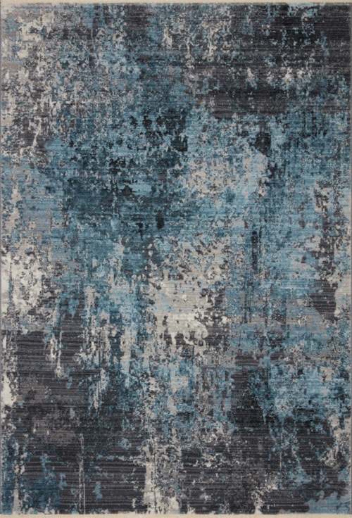 18" x 18" Charcoal / Sky Sample Rug