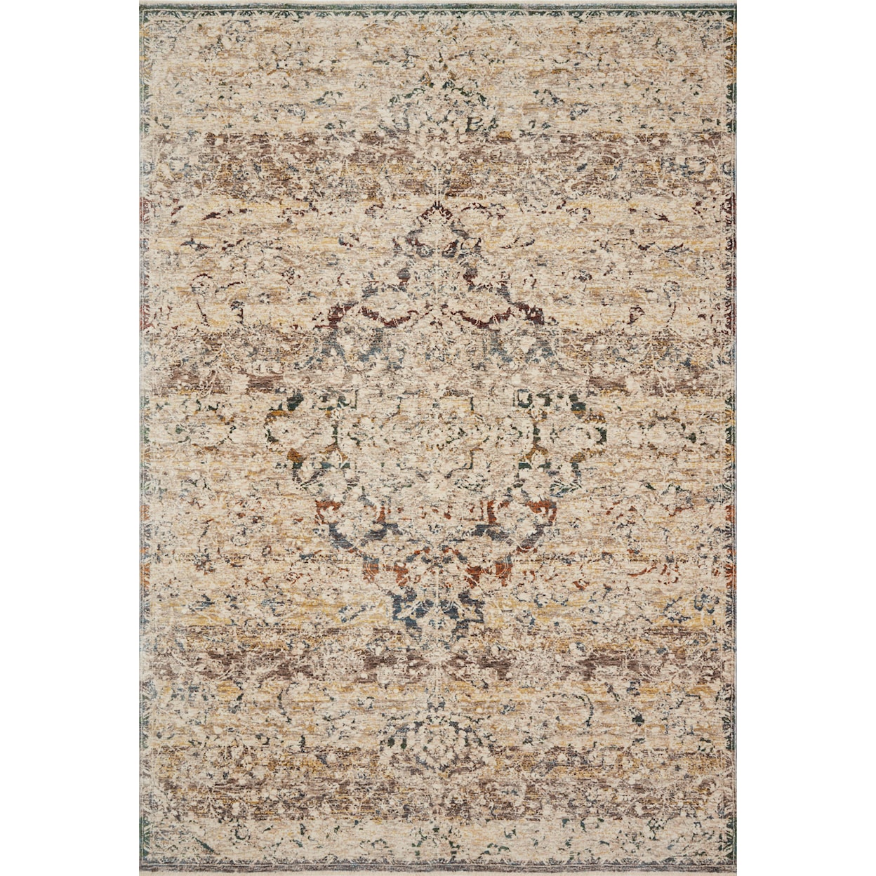 Reeds Rugs Lourdes 5'3" x 7'9" Ivory / Multi Rug