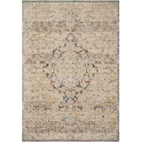 9'6" x 13'1" Ivory / Multi Rug