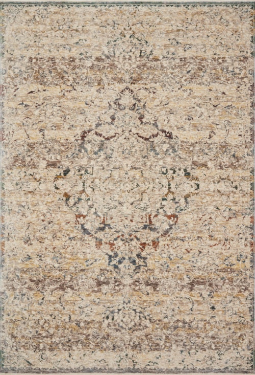 2'7" x 10'0" Ivory / Multi Rug