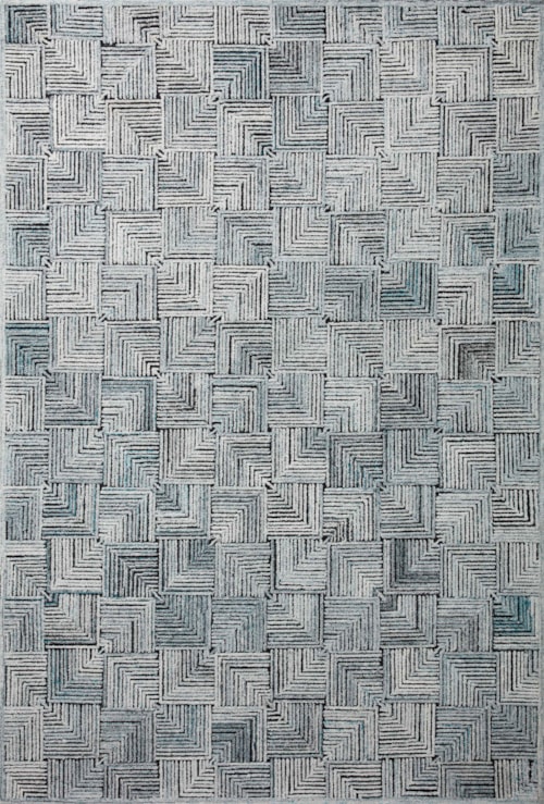 18" x 18" Arctic Blue Sample Rug