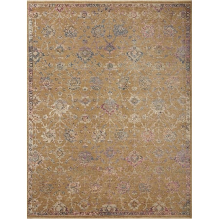 2'7" x 8'0" Gold / Multi Rug