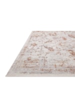 Reeds Rugs Bonney 18" x 18" Silver / Sunset Sample Rug