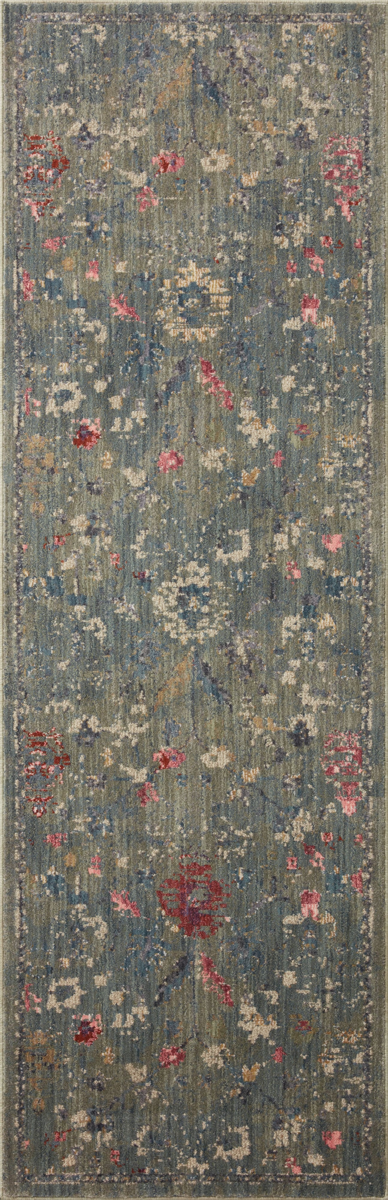 2'7" x 10'0" Lagoon / Multi Rug