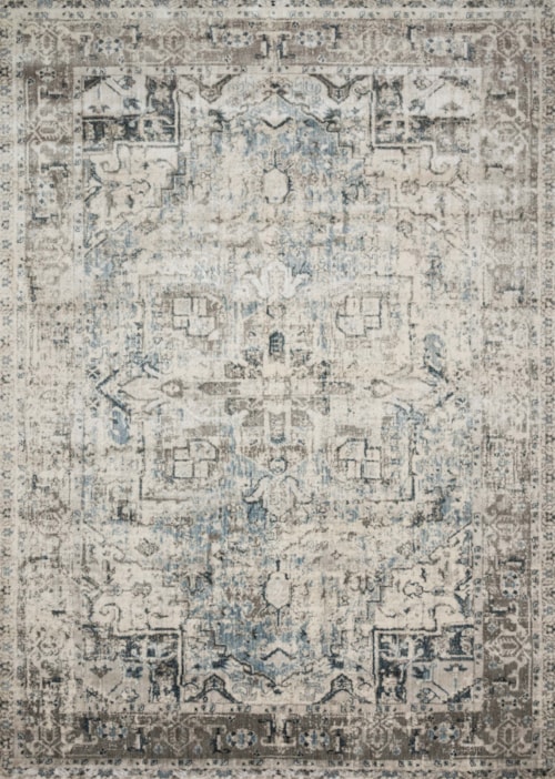 2'-7" X 4' Blue / Slate Rug