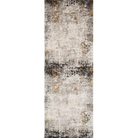 9&apos; 9&quot; x 13&apos; 6&quot; Granite/Gold Rug