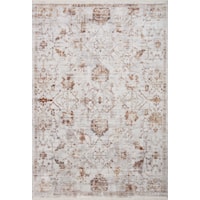 7'10" x 10'2" Silver / Sunset Rectangle Rug