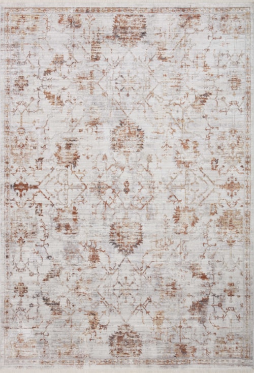 18" x 18" Silver / Sunset Sample Rug