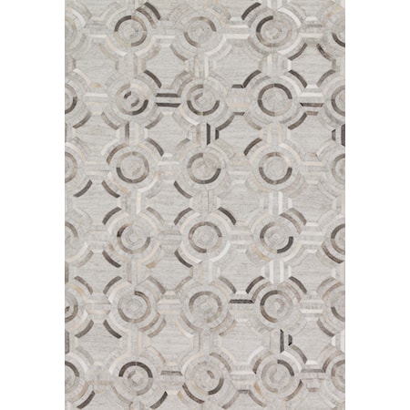 1'6" x 1'6"  Grey / Grey Rug