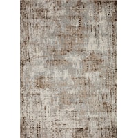 2'4" x 10' Natural / Mocha Runner Rug