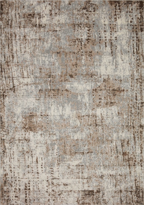 18" x 18" Natural / Mocha Sample Rug