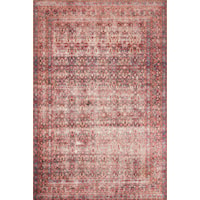 2'-3" x 3'-9" Eggplant / Crimson Area Rug