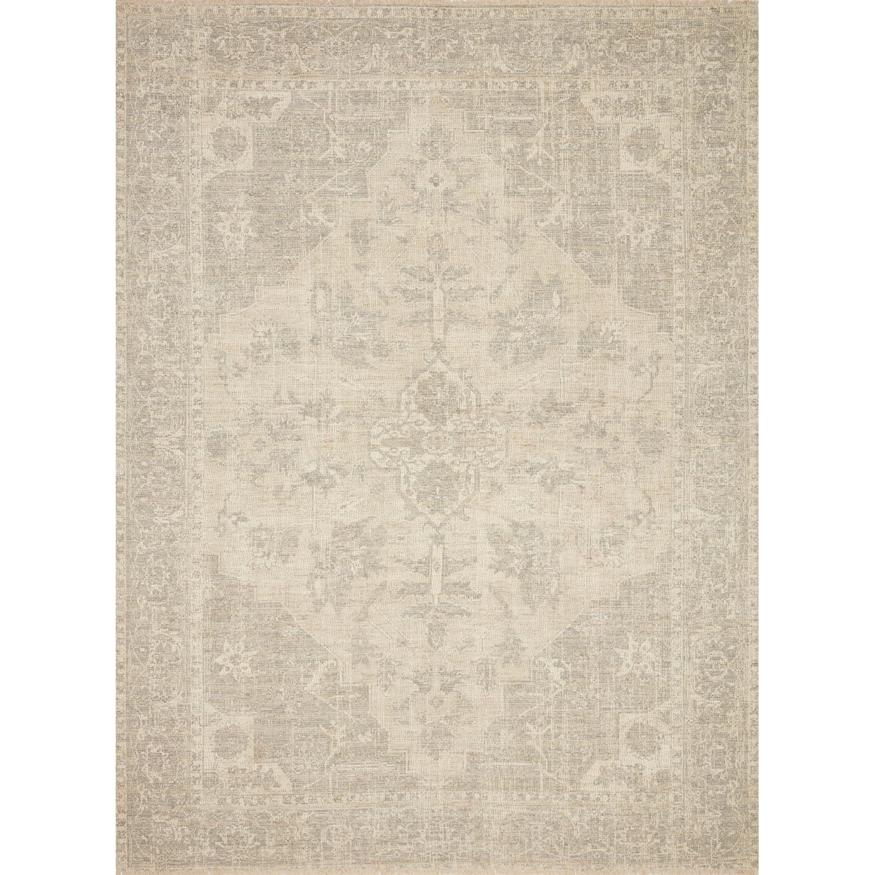 Loloi Rugs Priya 5'0" x 7'6" Ivory / Grey Rug