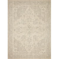 2'3" x 3'9" Ivory / Grey Rug