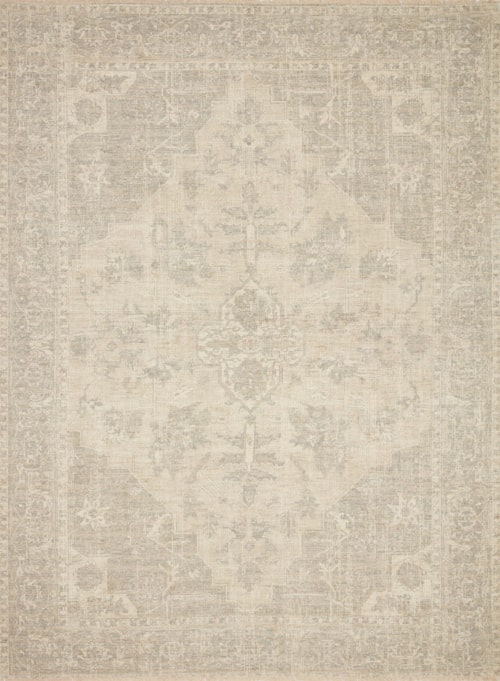 2'3" x 3'9" Ivory / Grey Rug