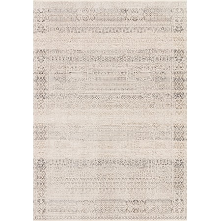 2'6" x 16'0" Ivory / Silver Rug