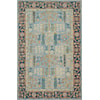 Reeds Rugs Victoria 1'6" x 1'6"  Lt Blue / Dk Blue Rug