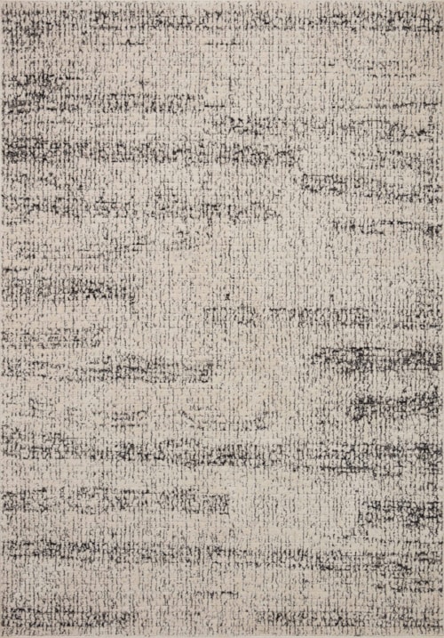 4'-0" x 6'-0" Oatmeal / Charcoal Rug