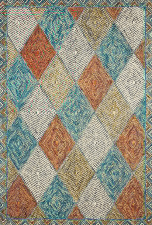18" x 18" Sunset / Ocean Sample Rug