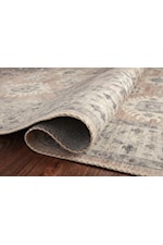 Loloi Rugs Hathaway 18" x 18" Steel / Ivory Sample Rug