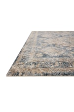 Reeds Rugs GAIA 2'6" x 8'0" Taupe / Denim Runner Rug