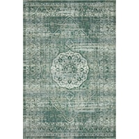 2'5" x 7'8" Green / Mist Rug