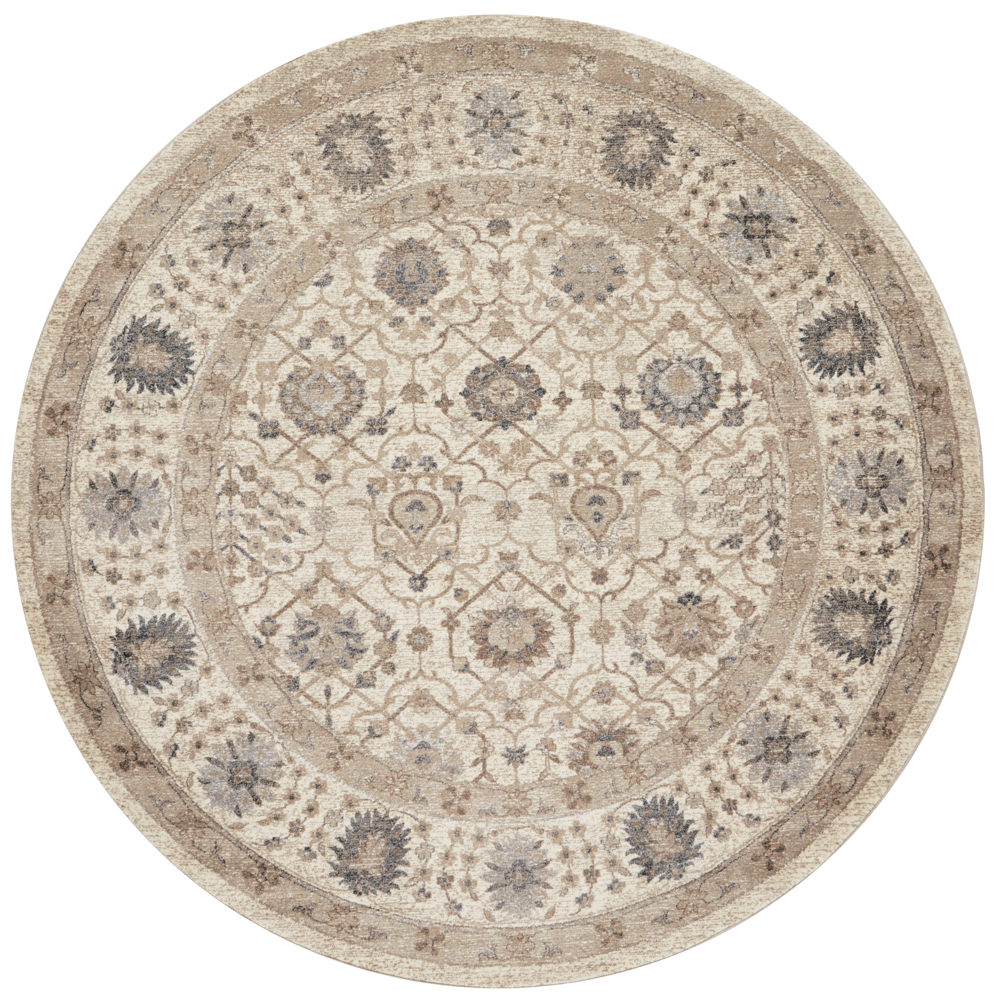 Loloi Rugs Century 7'-7" X 7'-7" Round Area Rug