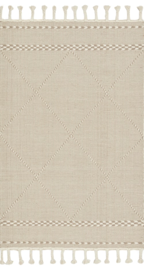 18" x 18" Sand Sample Rug