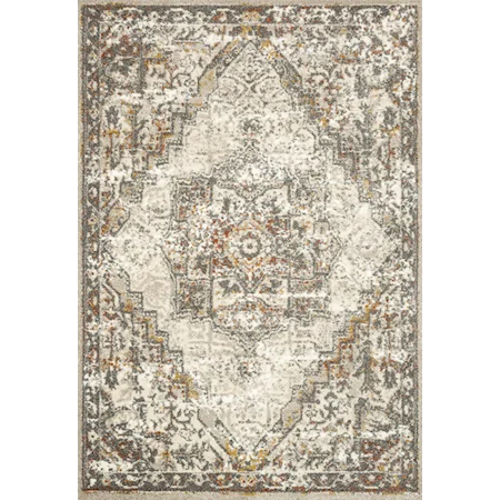 5'-3" X 7'-7" Sand / Graphite Rug