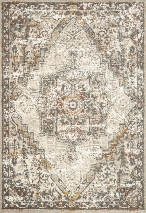 5'-3" X 7'-7" Sand / Graphite Rug