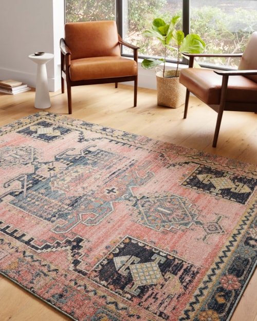 18" x 18" Rose / Rose Sample Rug