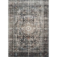 2'-7" X 8'-0" Charcoal / Sunset Rug